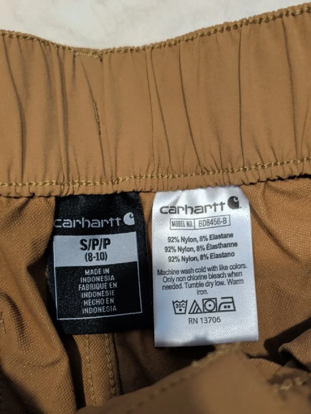 Carhartt Kids Brown Nylon Jogger Pants